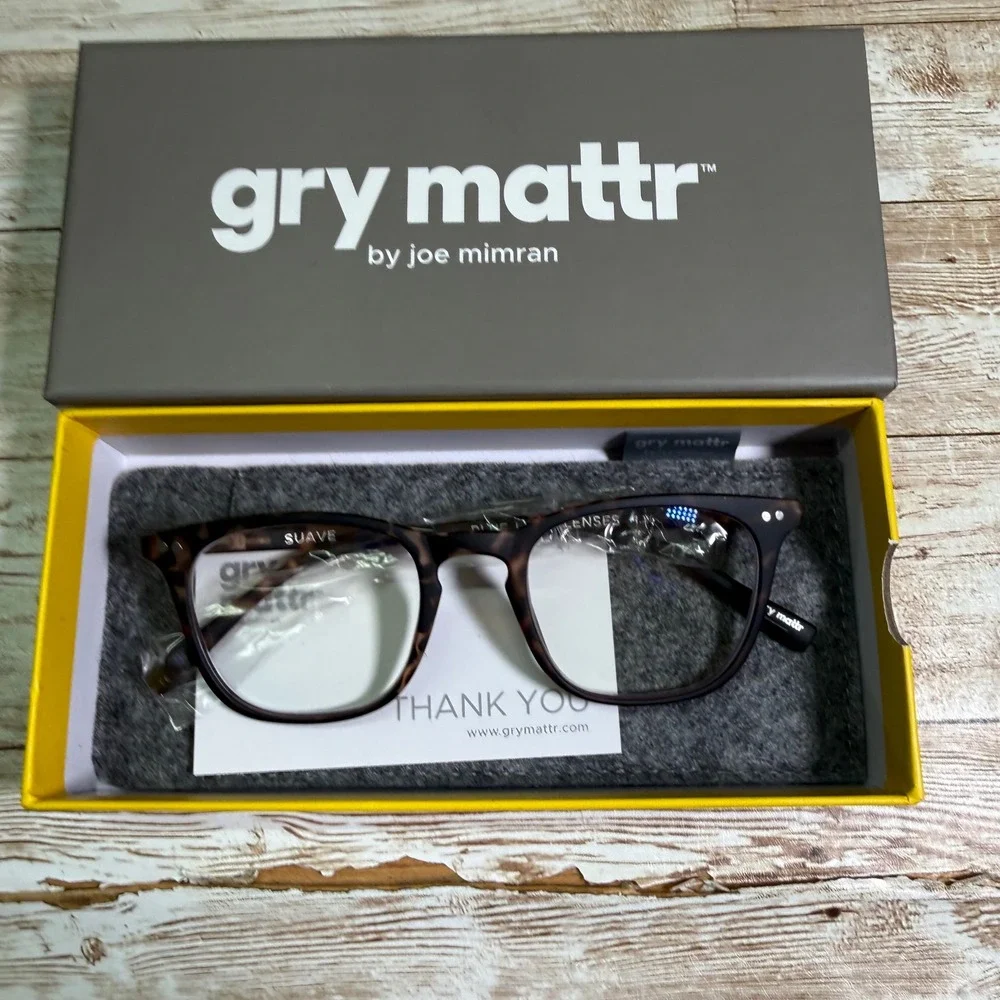 Gry Mattr Blue Light Readers Unisex OS Tortoise Suave +1.25 Magnification
